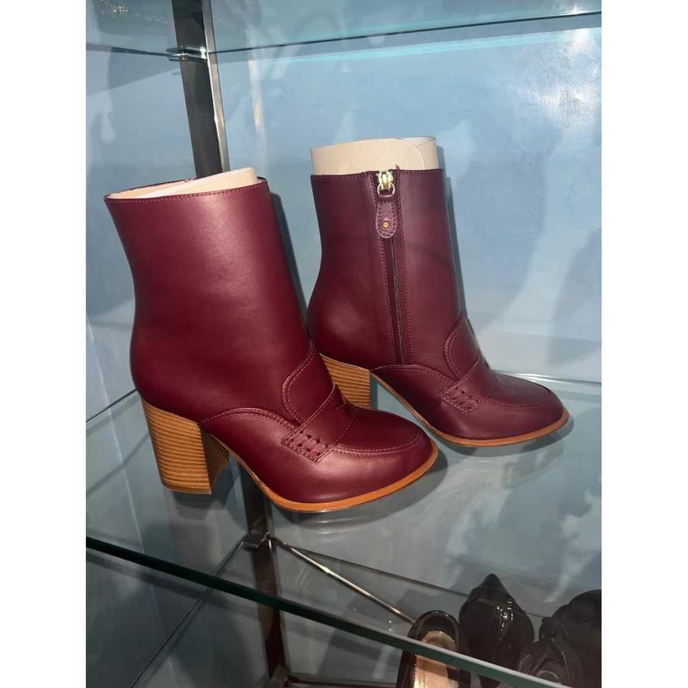 Loewe Leather ankle boots - image 4