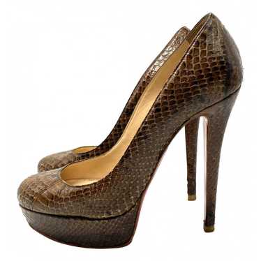 Christian Louboutin Bianca python heels