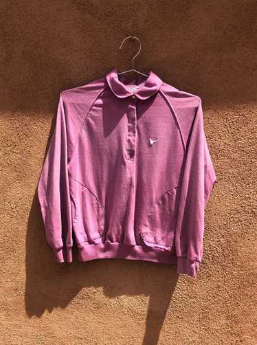 Violet Pink 70's Pheasant Hill Pocket Polo Shirt