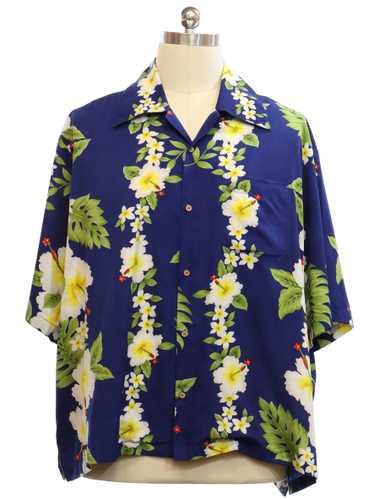 1990's Alvish Mens Hawaiian Shirt