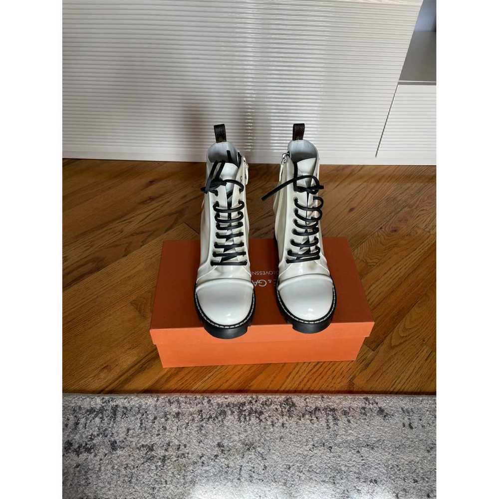 Louis Vuitton Patent leather lace up boots - image 4