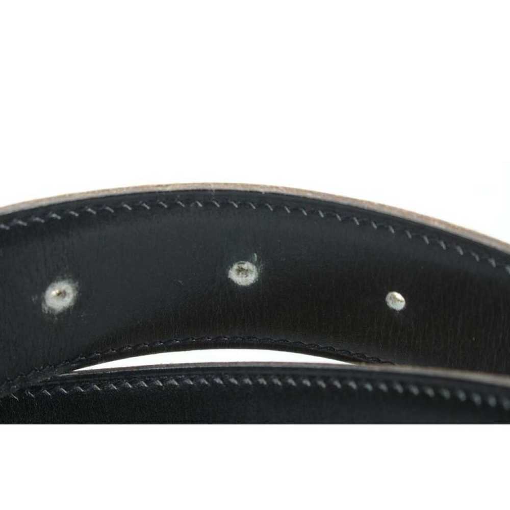 Hermès H leather belt - image 10