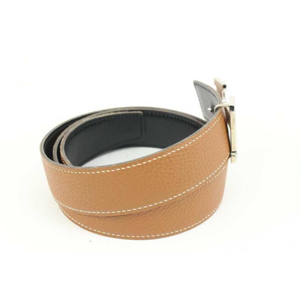 Hermès H leather belt - image 6