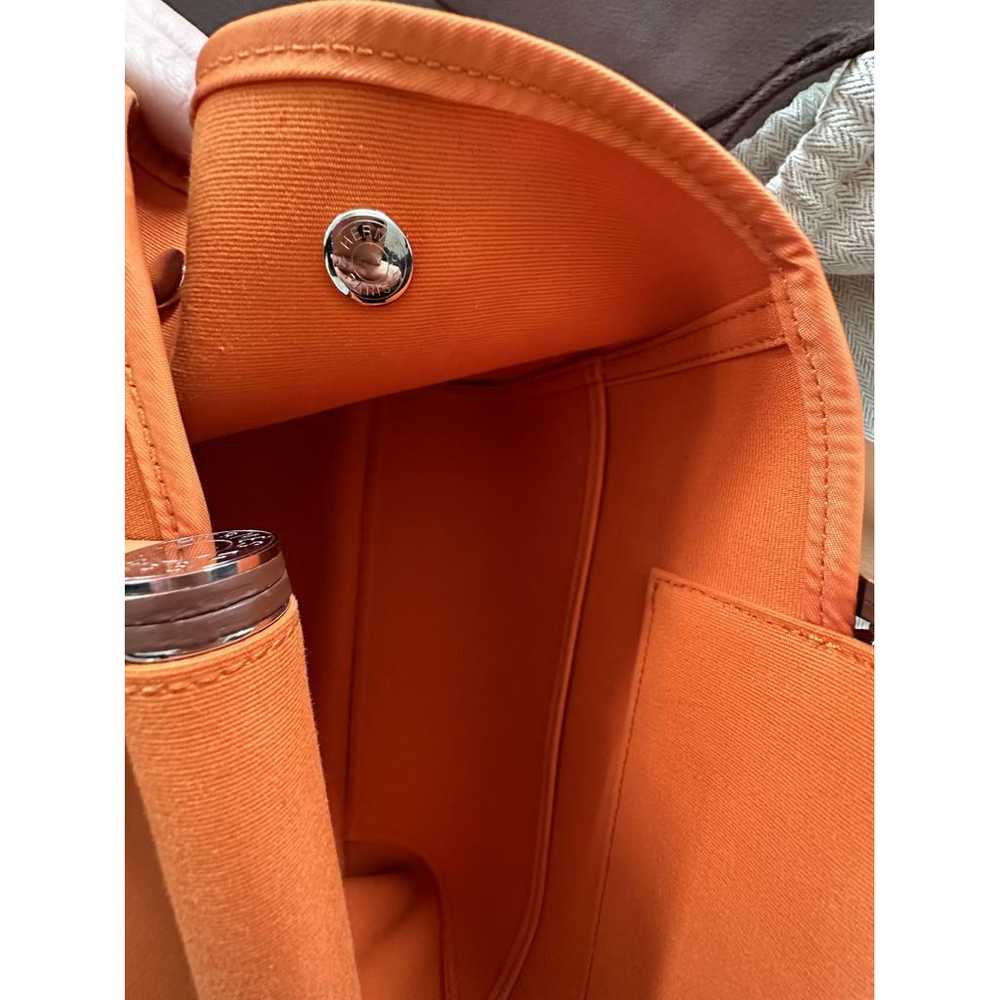 Hermès Cabag cloth handbag - image 6
