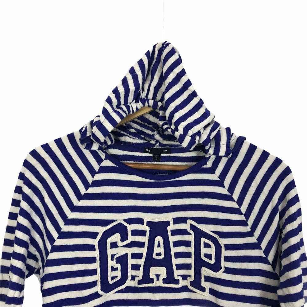 Gap Vintage Blue GAP USA Hoodie Zip Up Sweater Bi… - image 2