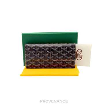 Goyard Blue Goyardine Coated Canvas Varenne Continental Wallet Goyard