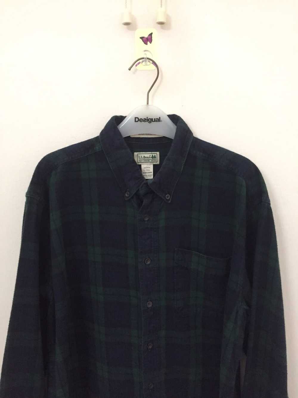 L.L. Bean × Vintage Vintage LL Bean Checkered Pla… - image 3