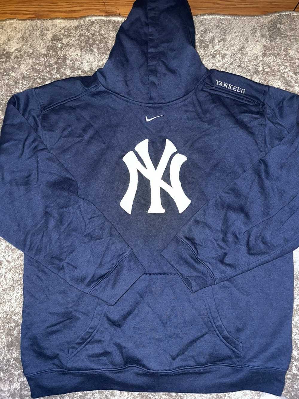 Nike New York Yankees Center Nike Swoosh Hoodie - image 1