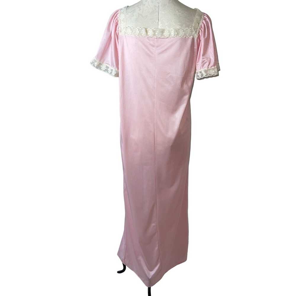 Vintage Vintage Womens Nightgown Size Medium Pink… - image 2