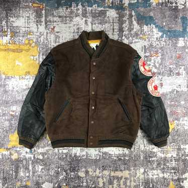 Varsity Jacket × Vintage Vintage Winks Wool Baseb… - image 1