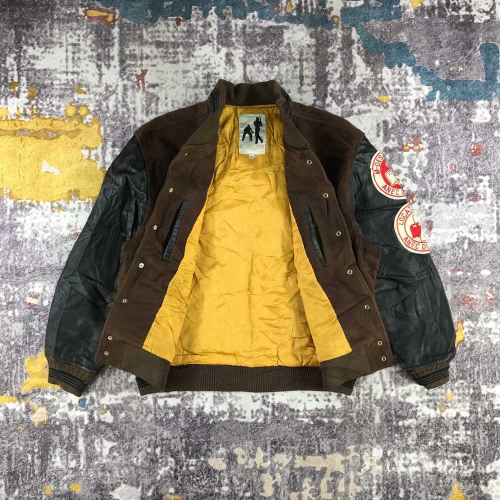 Varsity Jacket × Vintage Vintage Winks Wool Baseb… - image 3