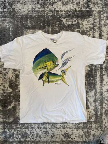 Vintage fish t-shirt gildan - Gem