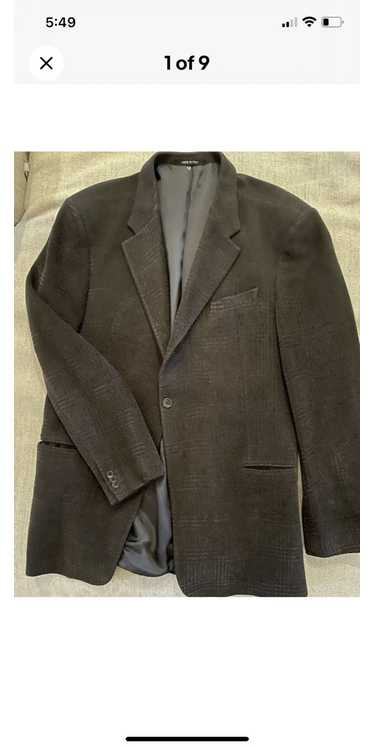 Armani Collezioni Plaid Velvety Jacket