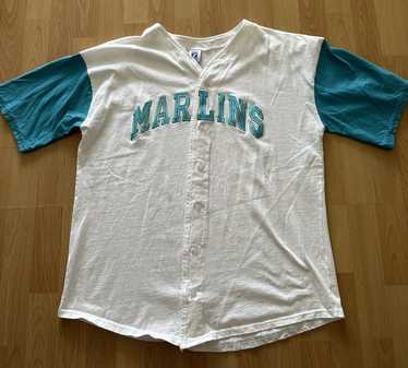 Florida Marlins MLB BASEBALL VINTAGE MIRAGE 1990s Size Medium Jersey Shirt!