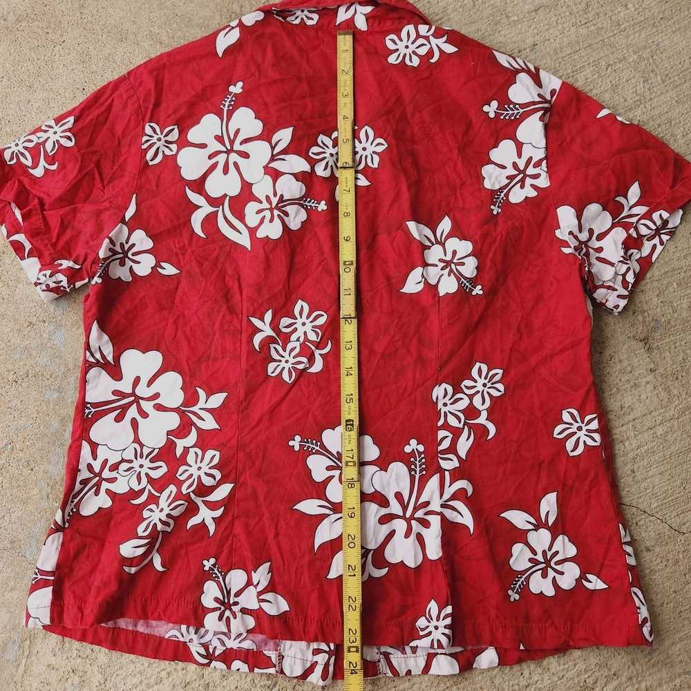 Vintage~Pacific Legend~Men´s Hawaiian Floral Short Sleeve Shirt