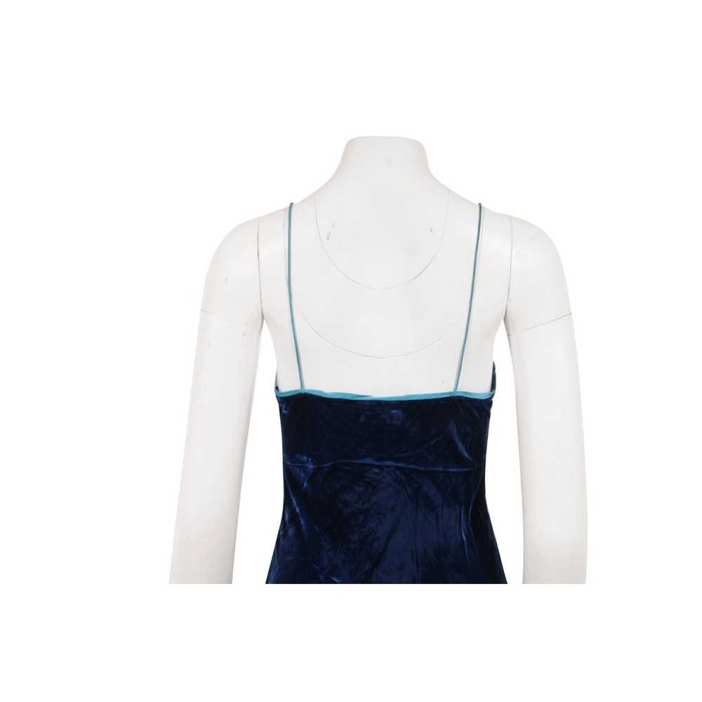 Voyage Blue Velvet Maxi Dress - image 12