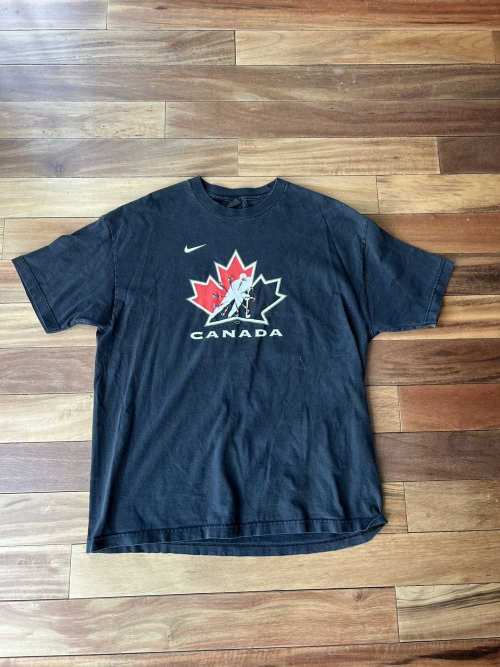 Nike × Vintage Vintage Nike Hockey Canada Tee - image 1