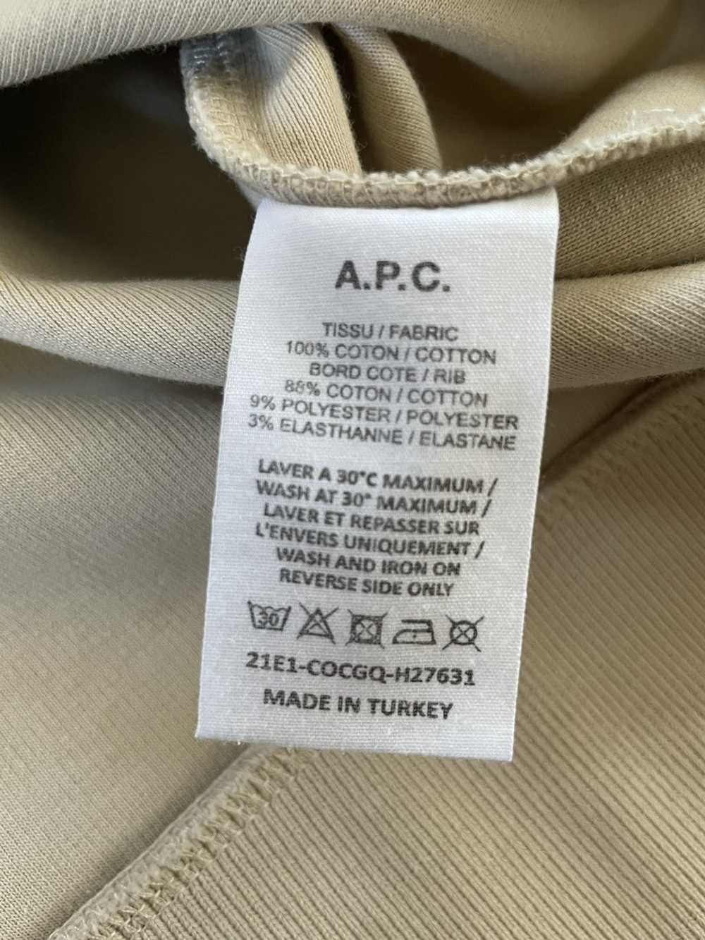 A.P.C. APC Cream Sweatshirt - image 5