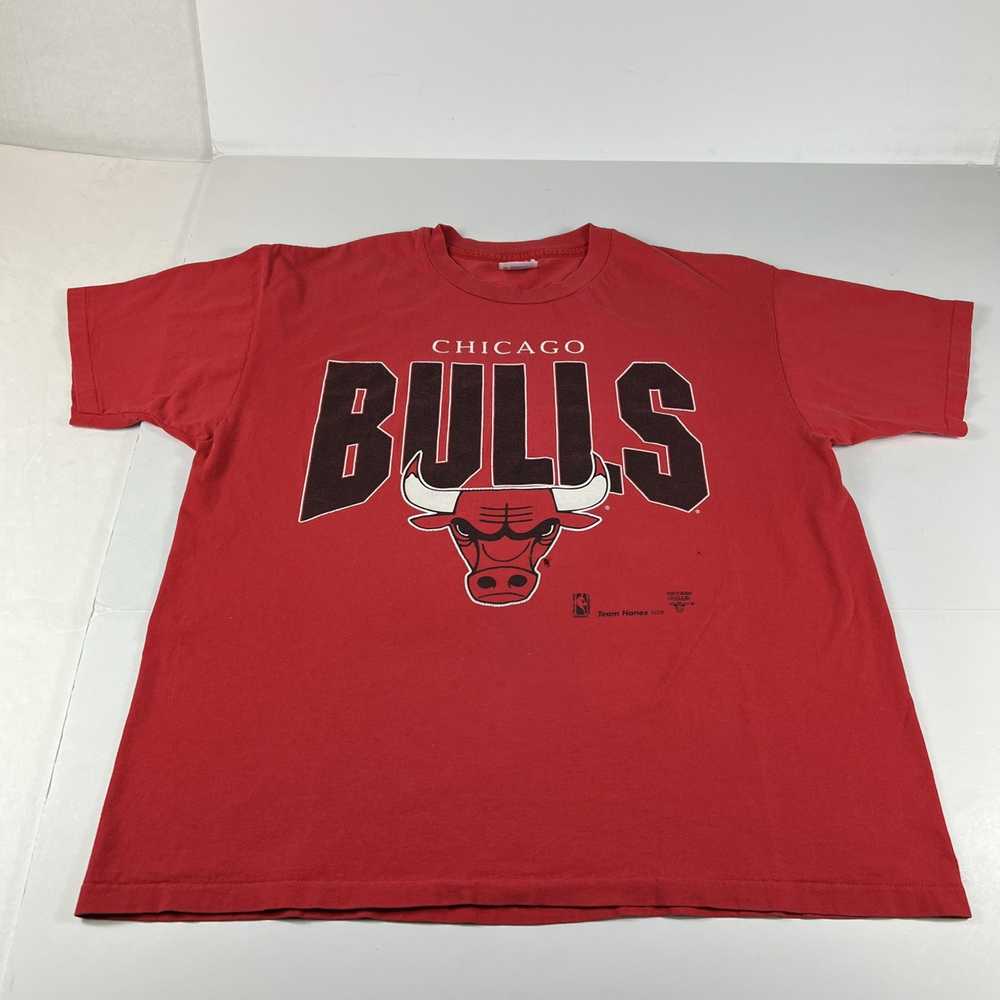Hanes × NBA × Vintage VTG 90s NBA Chicago Bulls S… - image 1
