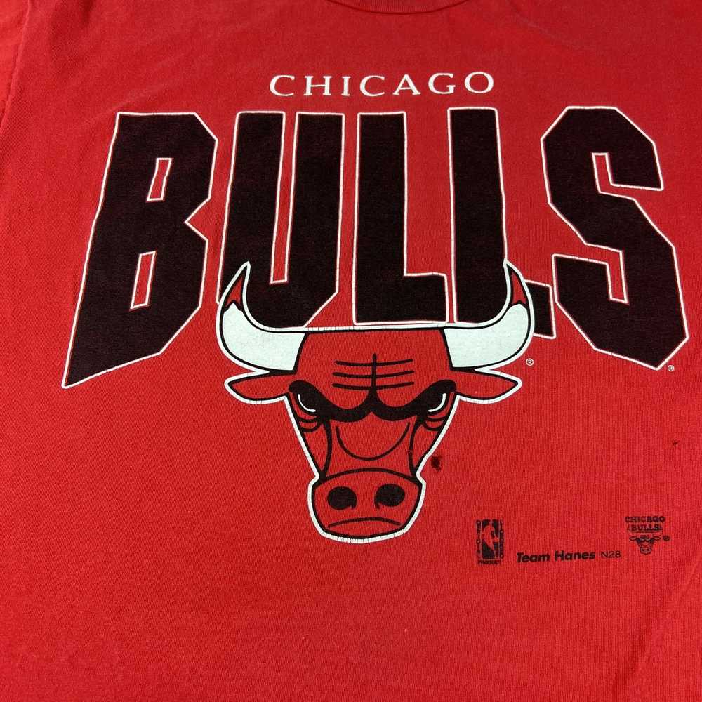 Hanes × NBA × Vintage VTG 90s NBA Chicago Bulls S… - image 8