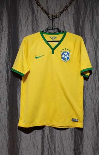 Nike × Soccer Jersey × Vintage BRAZIL 2014 2015 HO