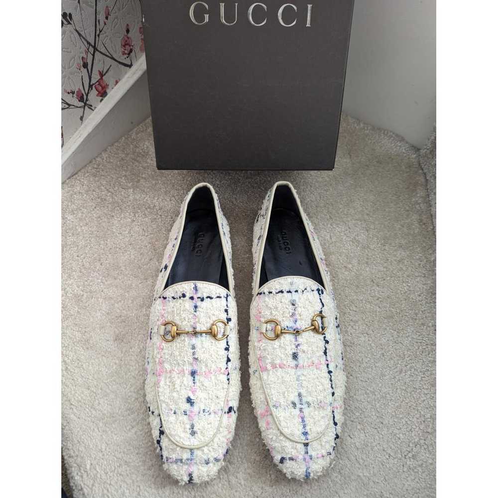 Gucci Jordaan leather flats - image 3