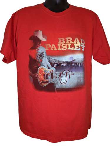 Gildan Brad Paisley Time Well Wasted 2005 Tshirt S