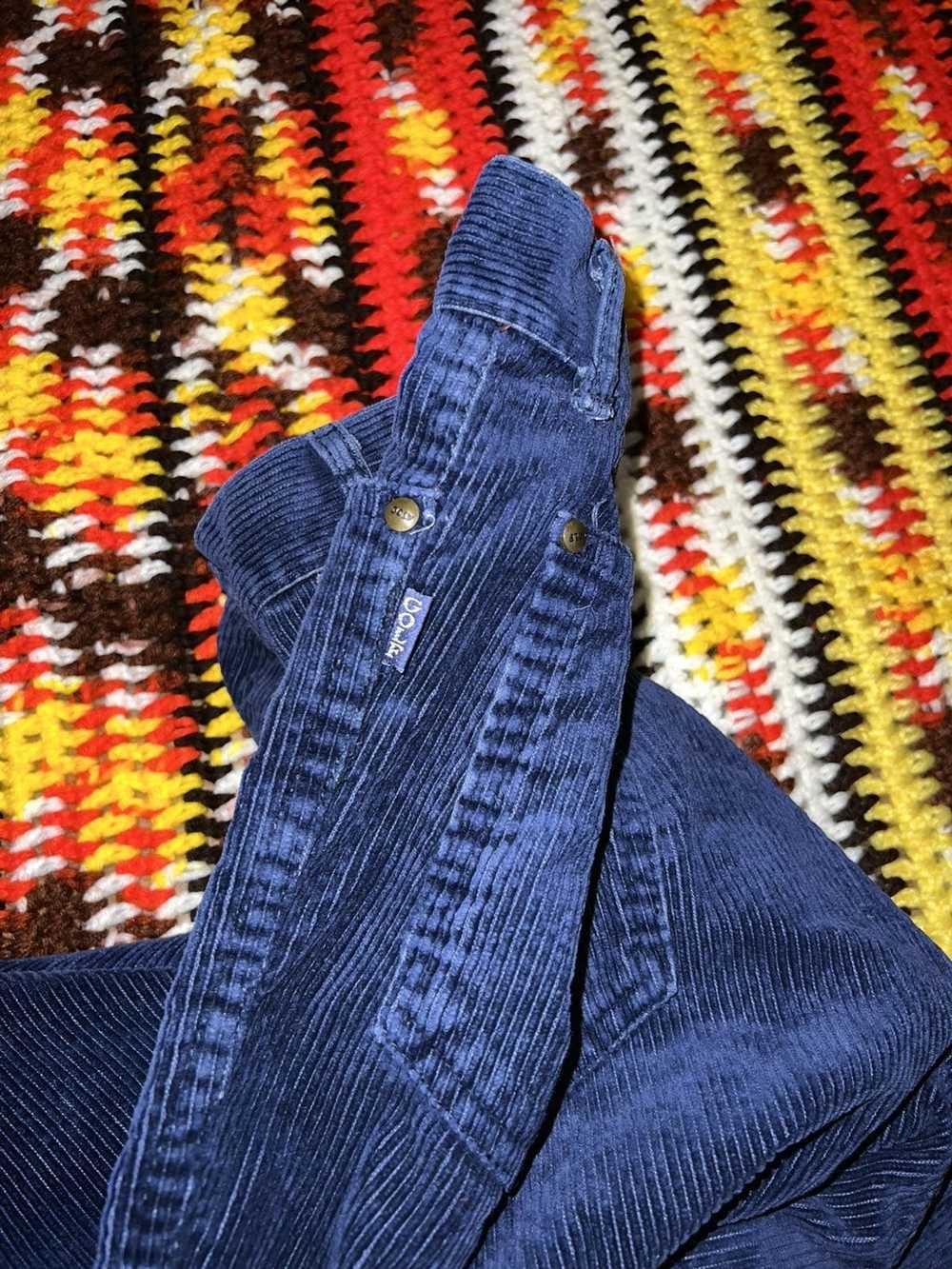 Vintage Vintage 90’s corduroy Pants Blue straight… - image 6