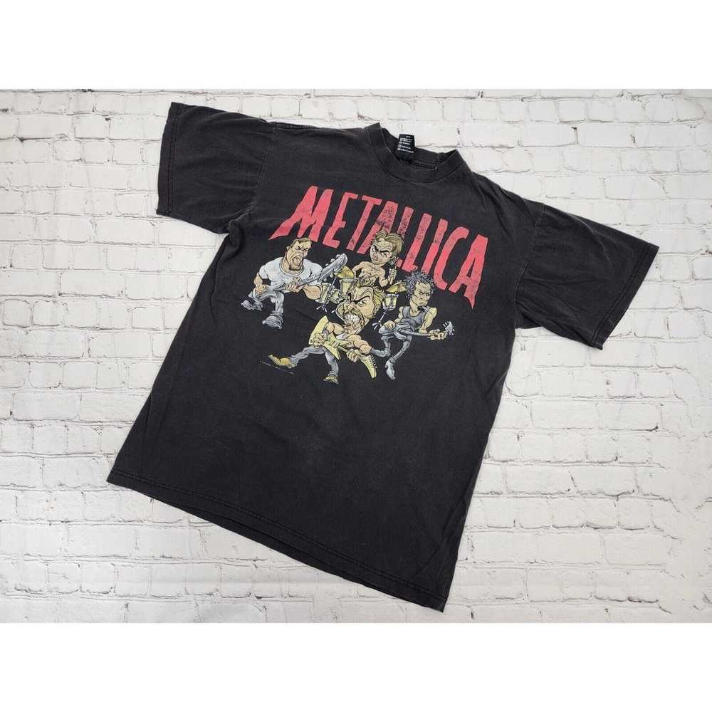 Vintage AUTHENTIC Vintage 90s Metallica Cartoon T… - image 1