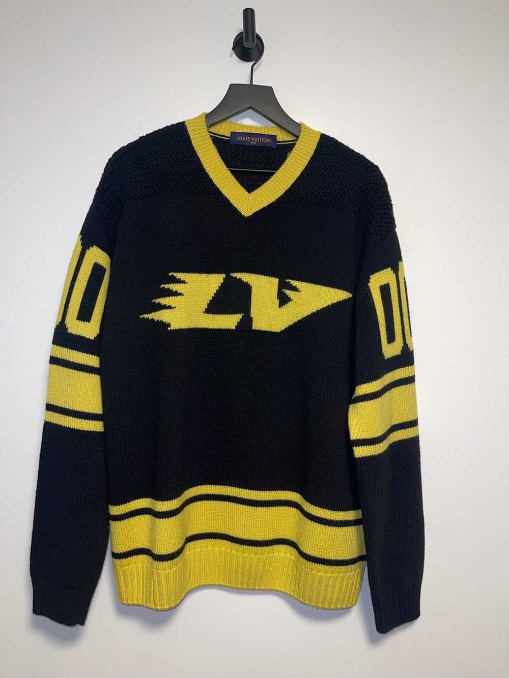 Louis Vuitton × Virgil Abloh Intarsia Knit Hockey… - image 1