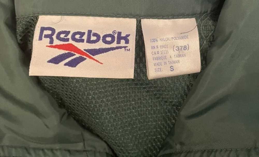 Reebok × Vintage Vintage 1990’s Reebok Windbreake… - image 3