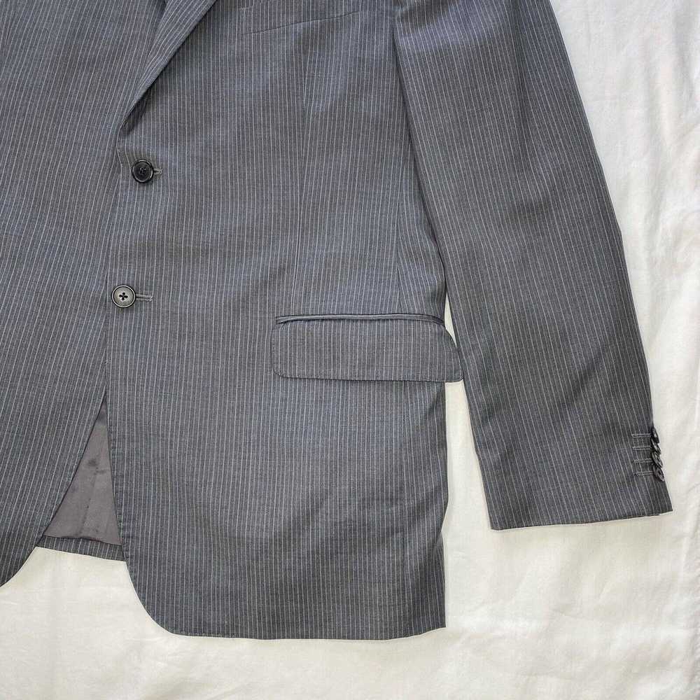 Saks Fifth Avenue Ermenegildo Zegna Cloth Gray bl… - image 4