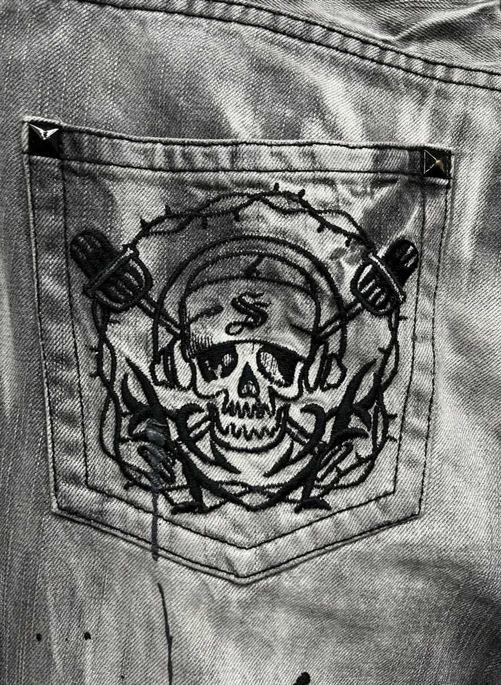 Japanese Brand × Skulls × Tribal Street Wear Acid… - image 2