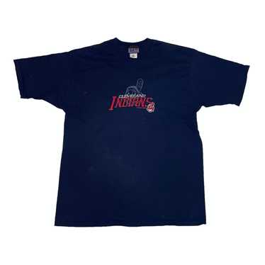 Vintage MLB (LBI) - Cleveland Indians Big Logo T-Shirt 1996 X-Large