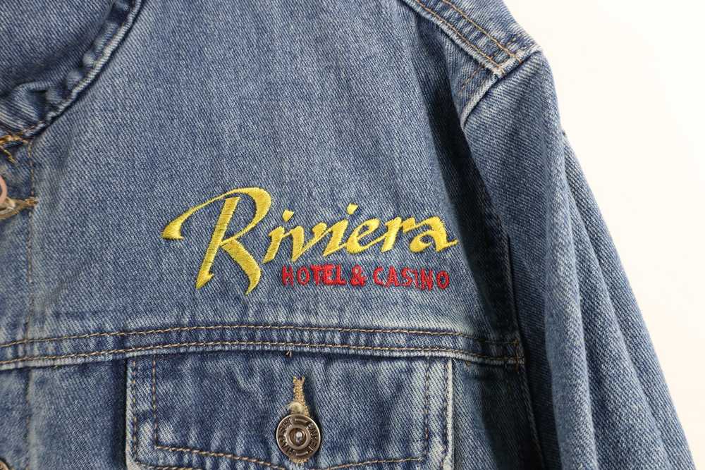 Vintage Vintage Distressed Riviera Casino Trucker… - image 4