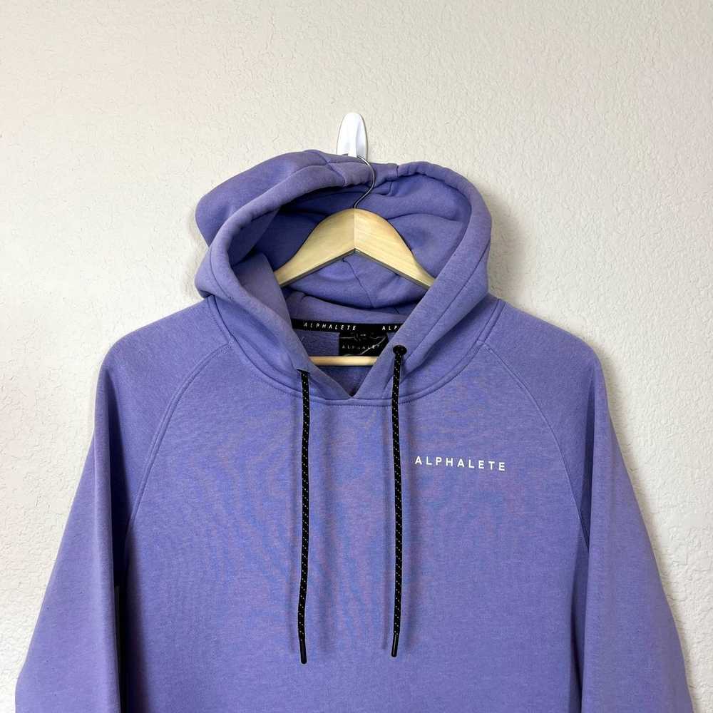 Other Womens Gym Alphalete Hoodie Athletic Purple… - image 2