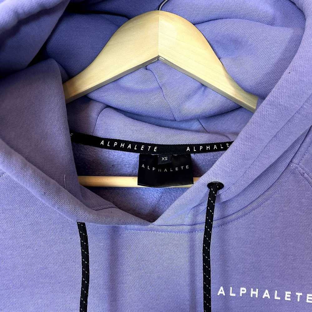 Other Womens Gym Alphalete Hoodie Athletic Purple… - image 4