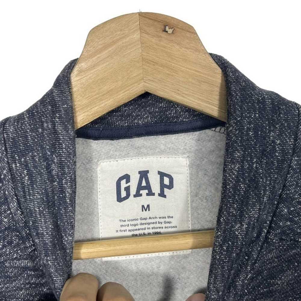 Gap gap sweatshirt big logo full zippers - image 3