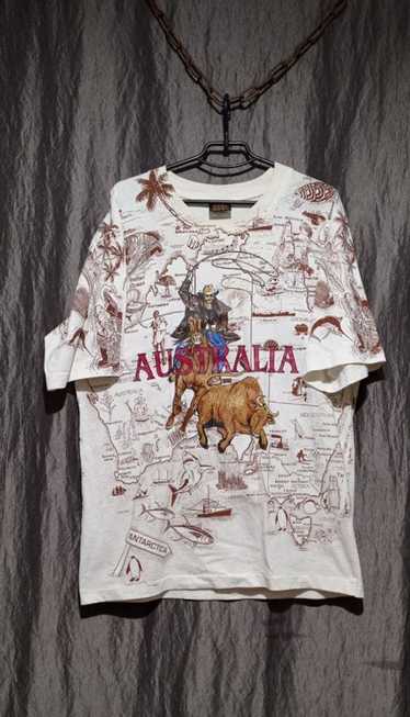 Art × Band Tees × Vintage Rare Australia T-Shirt C