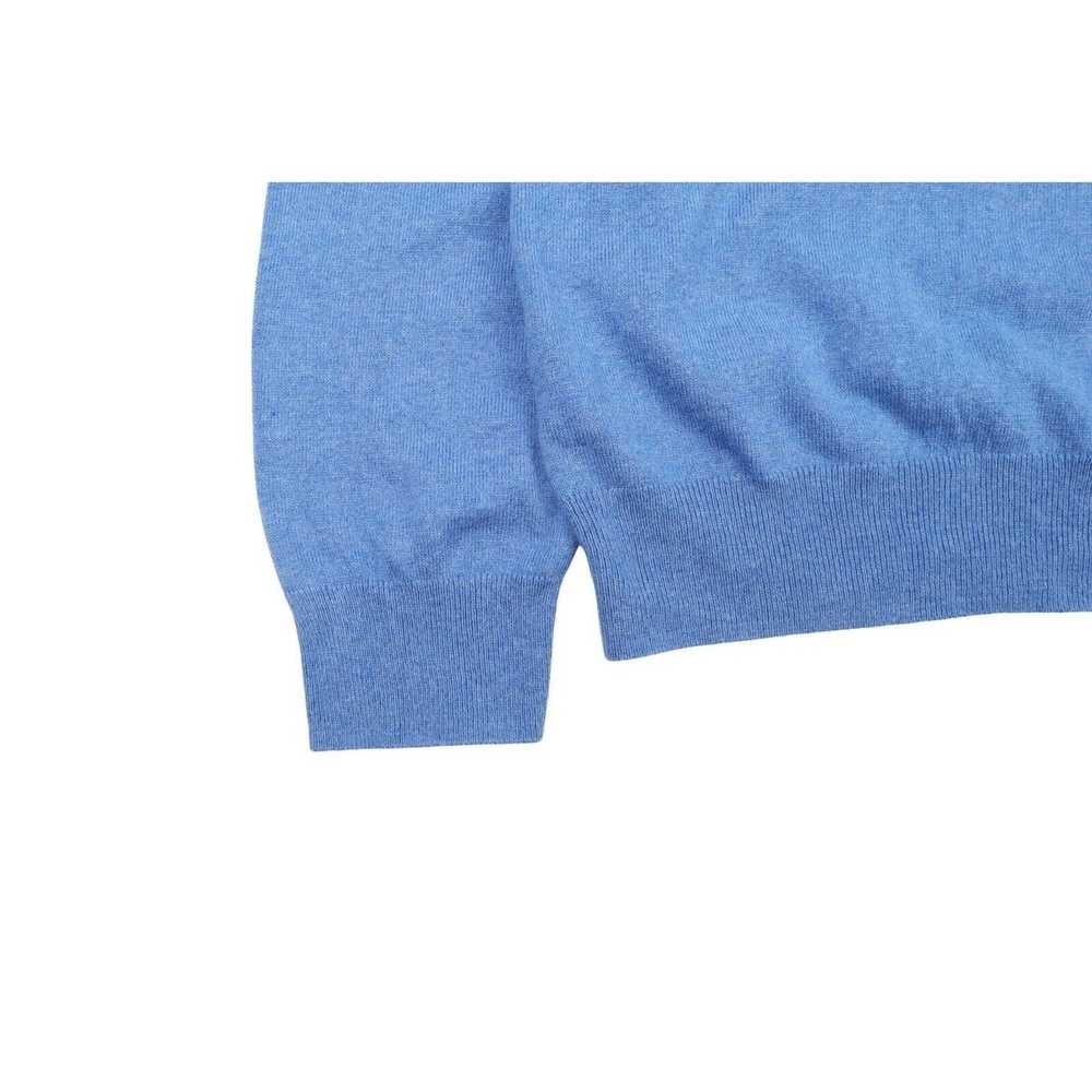 Gant GANT Blue V-Neck Wool Cotton Jumper S - image 4