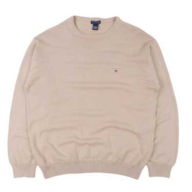 Gant GANT Beige Cotton Crew Neck Jumper - image 1