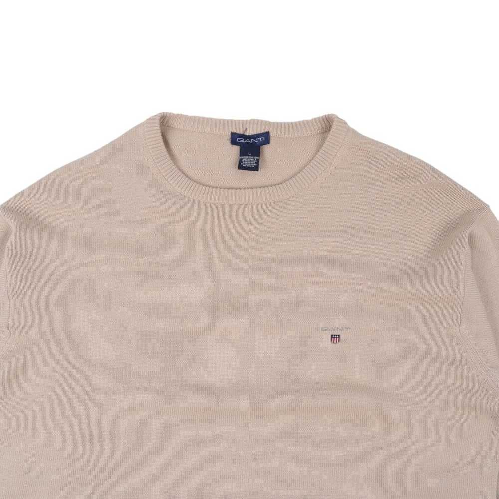 Gant GANT Beige Cotton Crew Neck Jumper - image 2