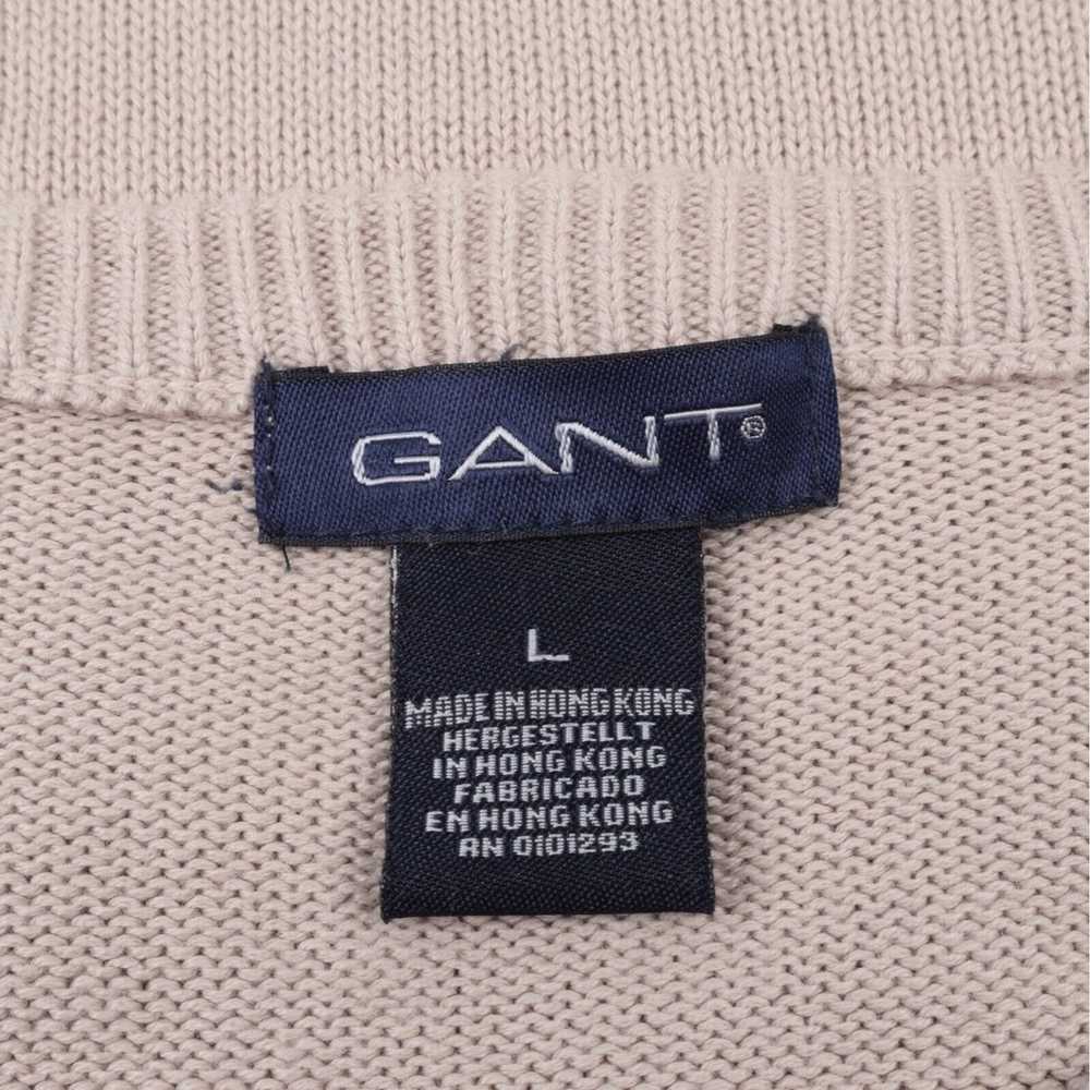 Gant GANT Beige Cotton Crew Neck Jumper - image 6