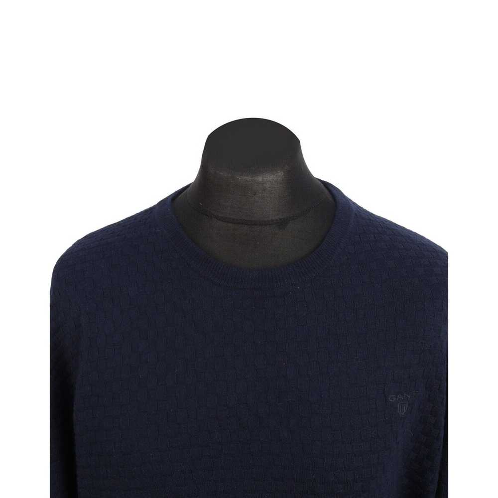 Gant GANT Pullover Navy Blue Cotton Logo Men's Ju… - image 3