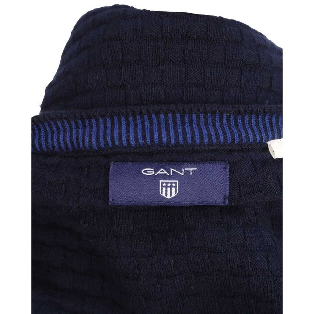 Gant GANT Pullover Navy Blue Cotton Logo Men's Ju… - image 7