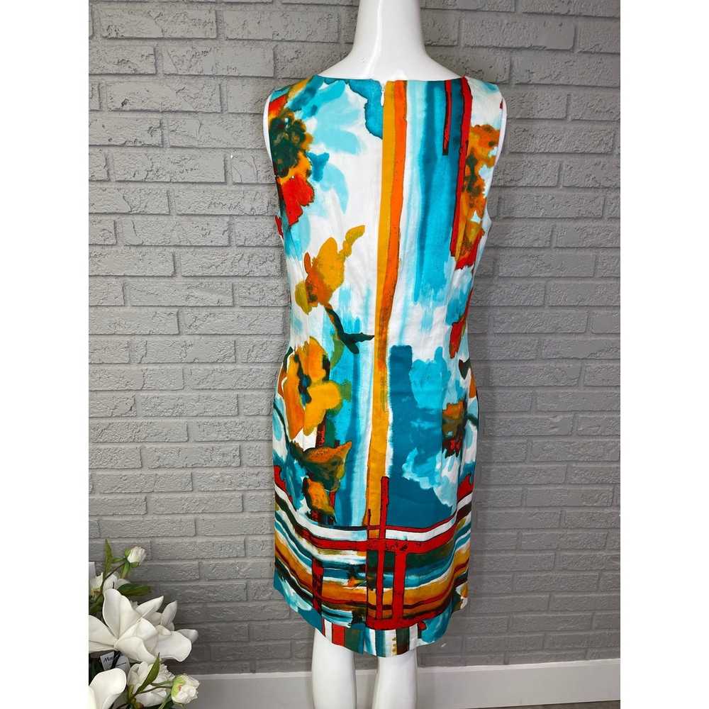 Other Chetta B Multicolored Shift Dress Size 8 - image 2