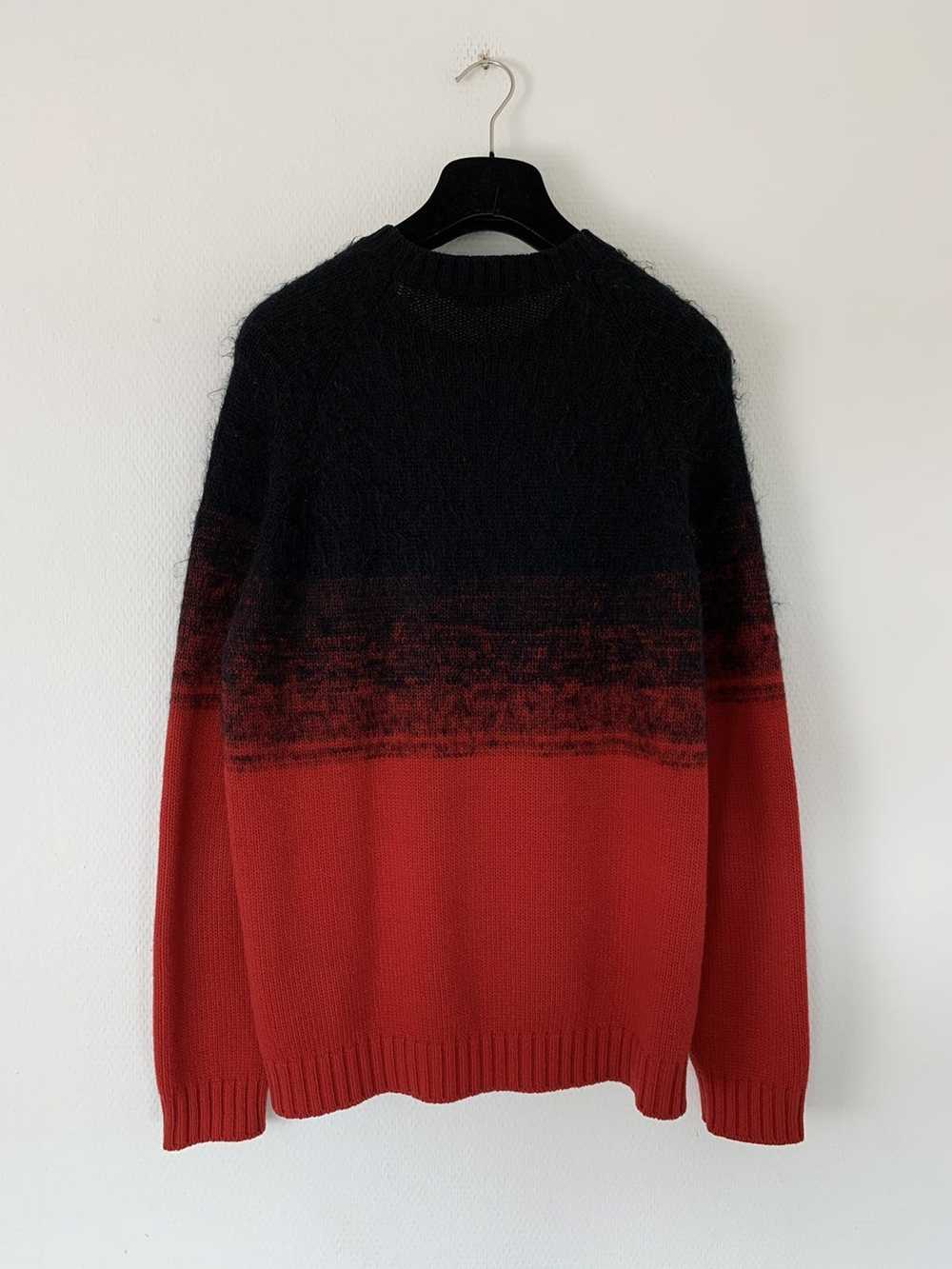 Prada FW2017 mohair wool knit red black - image 2