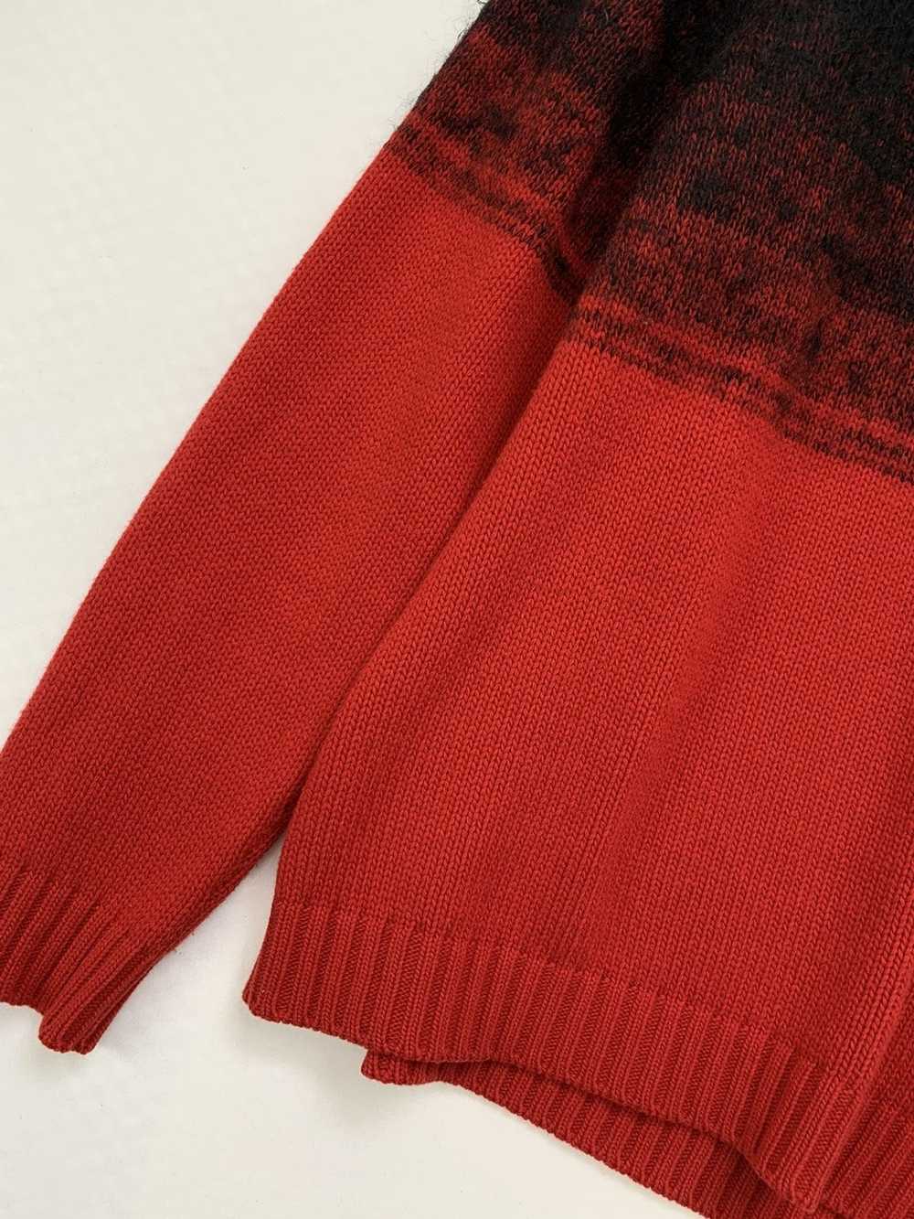 Prada FW2017 mohair wool knit red black - image 4