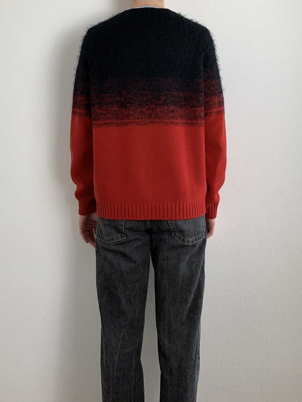 Prada FW2017 mohair wool knit red black - image 8