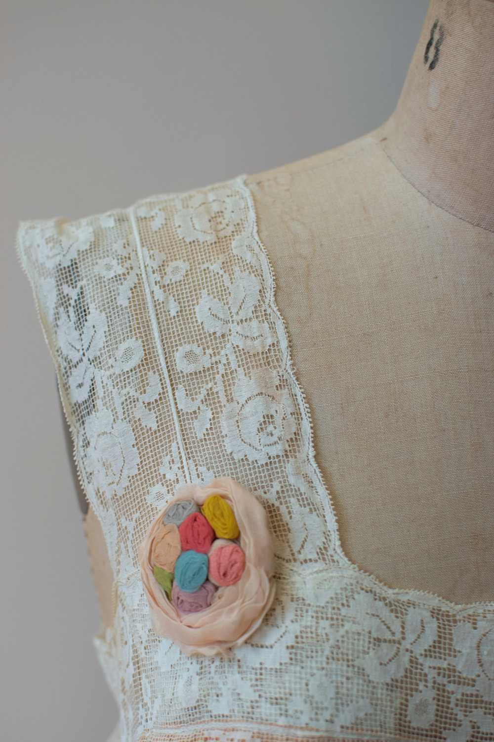 1920s Peach Silk Nightgown - image 6